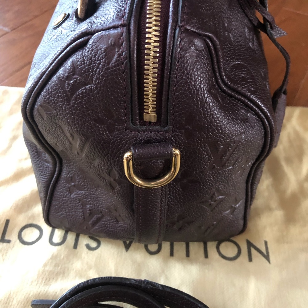Louis Vuitton Speedy Bandouliere Empreinte Grenat - Picture 5 of 8